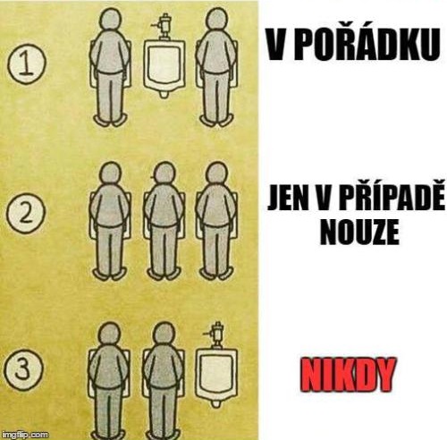 Čo sa smie a nesmie robiť na pánskom wc