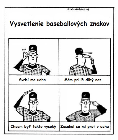 Čo vlastne znamenajú baseballové znaky?