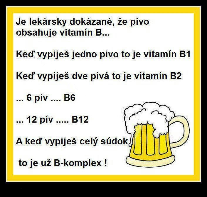 Pivo a vitamín B
