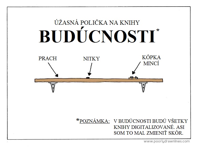 Polička na knihy v budúcnosti