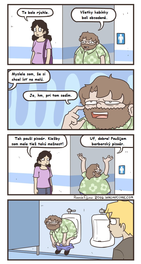 Použitie pisoára