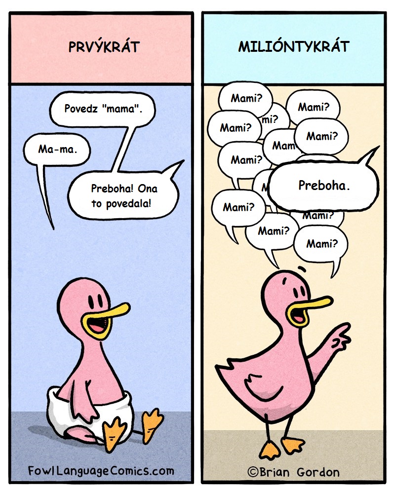 Povedať prvýkrát mama