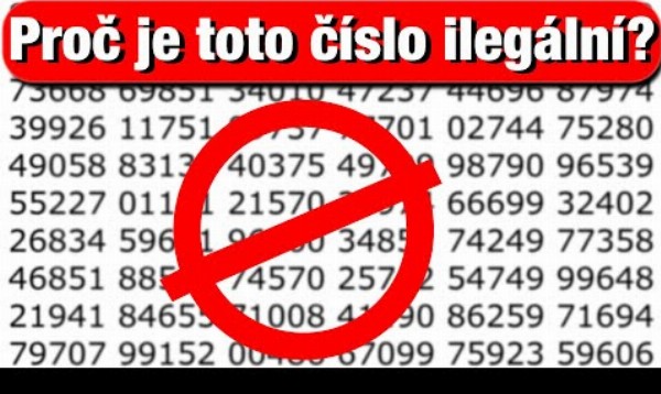 Prečo sú niektoré čísla a farby nelegálne