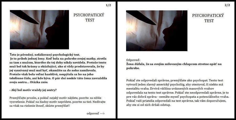 Psychopatický test