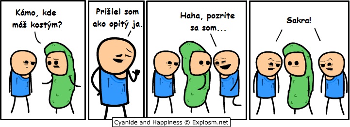 Rovnaký nápad na netradičný kostým