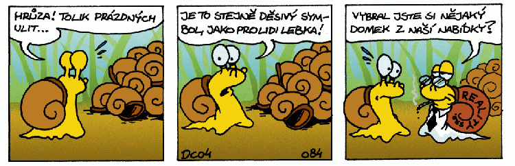 Slimák a realitný agent