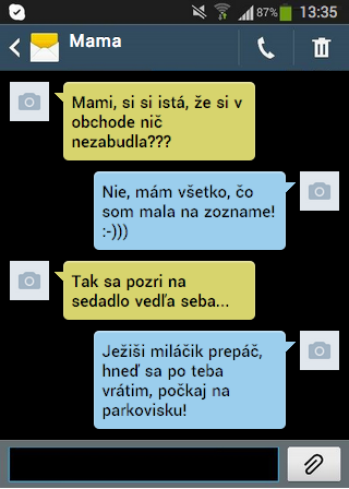 SMS - Nezabudla náhodou niečo?