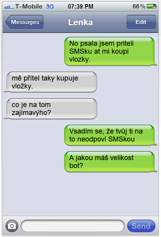 SMS - Vložky