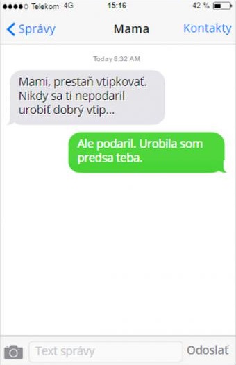 SMS: Dobrý vtip