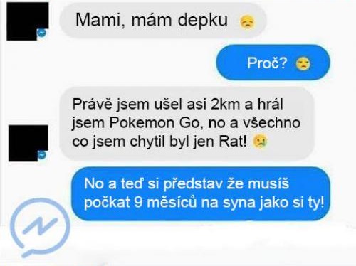 SMS: problémy s Pokemon Go