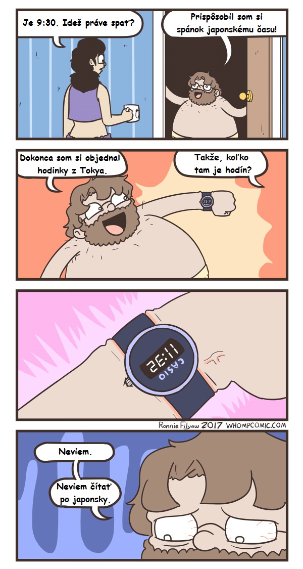 Spánok podľa japonského času