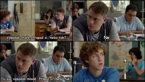 Staro vs mlado vyzerajúci žiak