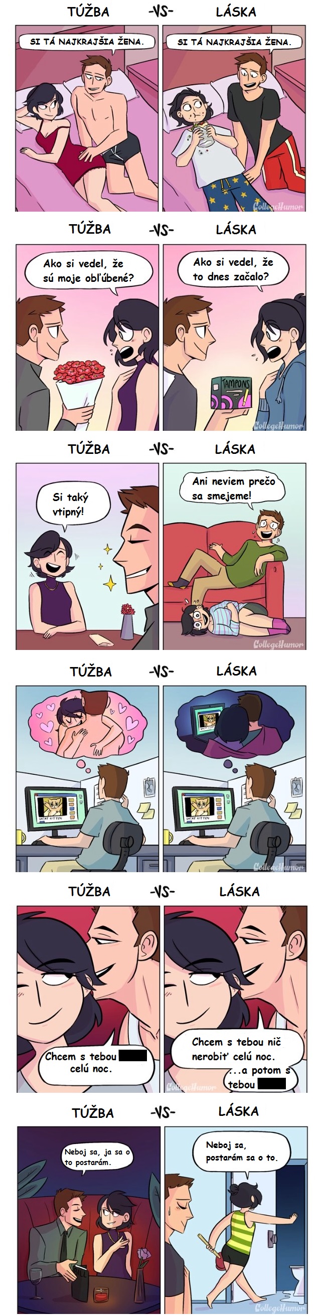 Túžba vs Láska