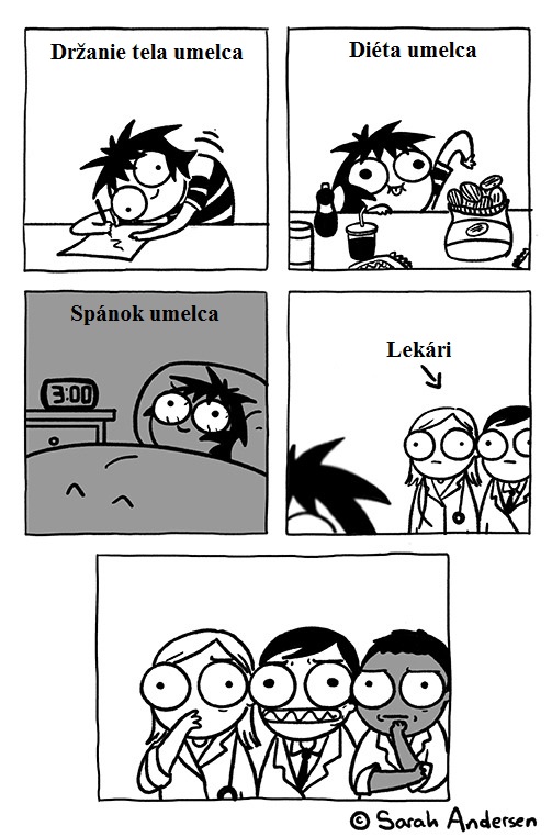 Umelci vs lekári