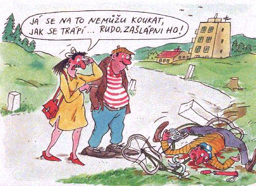 Utrpenie cyklistu