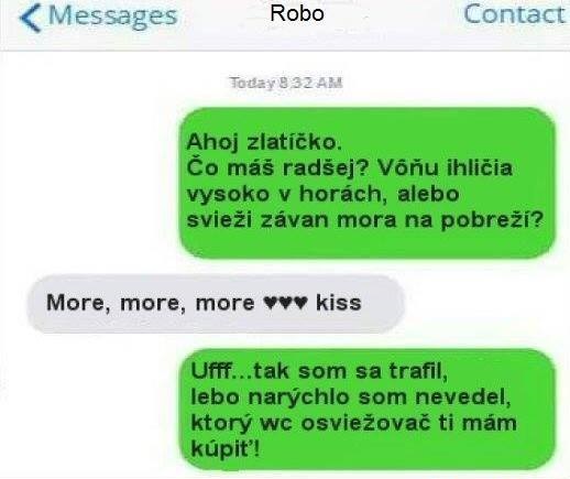 Vôňa hôr VS vôňa mora