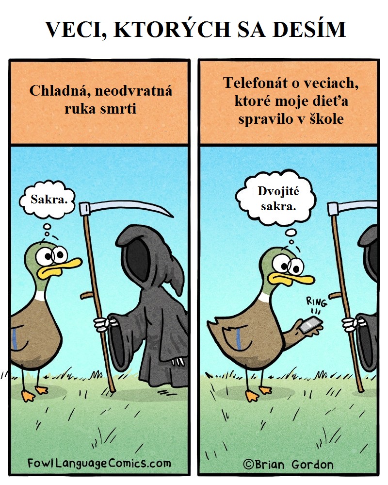 Veci, ktorých sa desíte