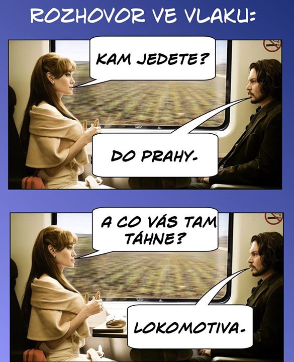 Vlakom do Prahy