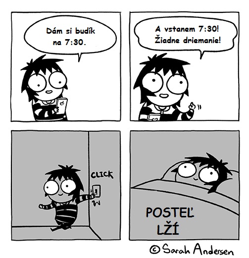 Vstávanie na budík