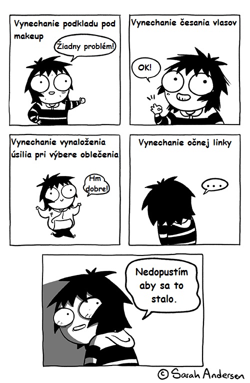 Vynechanie očnej linky