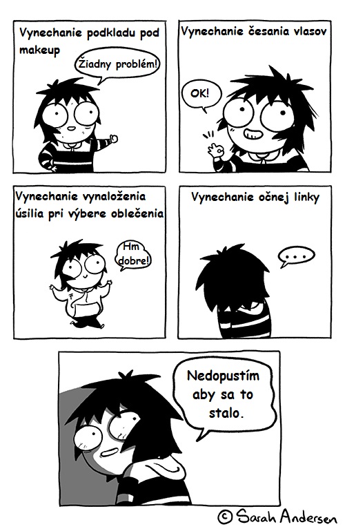 Vynechanie očnej linky