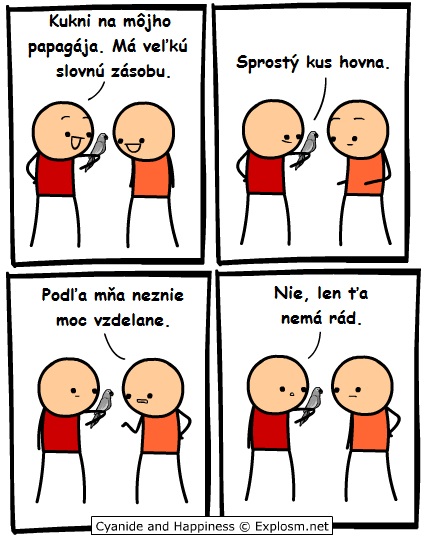 Vzdelaný papagáj