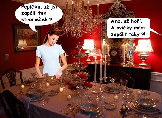 Zapálil Pepíček stromček?
