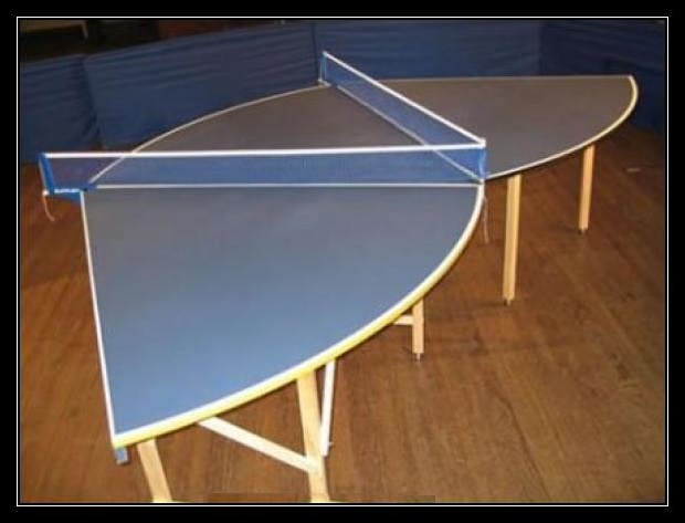 Zaujímavý pingpongový stôl