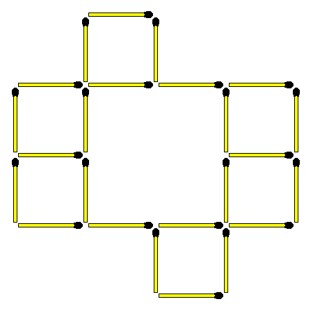 Zmena počtu štvorcov: Obrázková hádanka