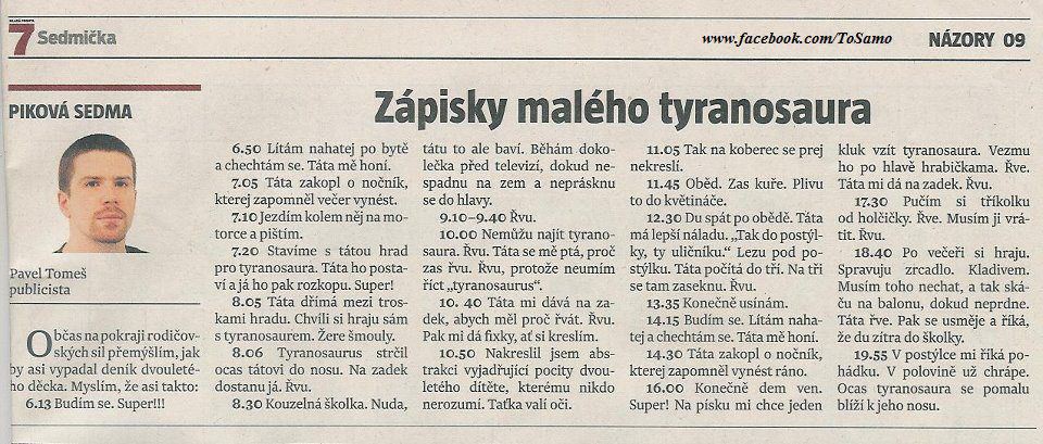 Zápisky malého tyranosaura