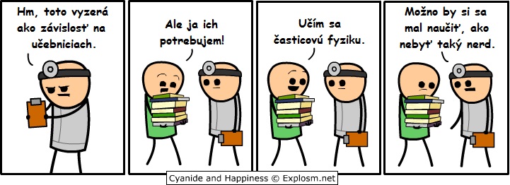 Závislosť na učebniciach